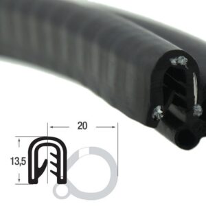 DTS21 - EPDM уплътнение отстрани - диапазон на затягане до 2 mm