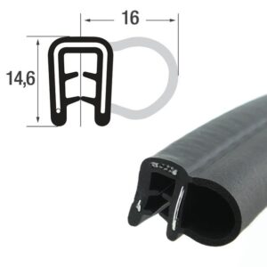 DTS25 - EPDM уплътнение отстрани - диапазон на затягане 1,5 - 3 mm