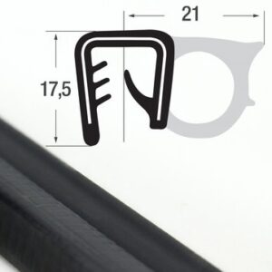 DTS37 - EPDM уплътнение отстрани - диапазон на затягане от 5- 9 mm