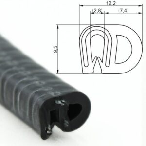 DTS4 - SIL - Силикон с уплътнение отстрани - диапазон на затягане от 1 - 2 mm до + 200 °C